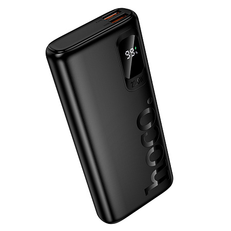 Универсальный Доп. Аккумулятор 10000mAh, J158 Pro, HOCO, выход: 1 USB (22.5W), 1 PD (20W), черный