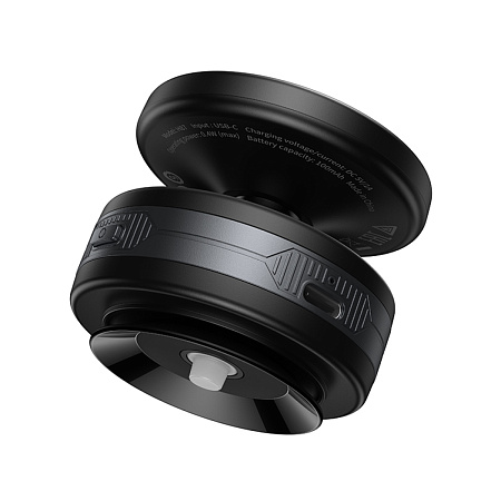 Держатель автомобильный на стекло/торпеду магнитный с Magsafe с электрической присоской, H87, HOCO, черный