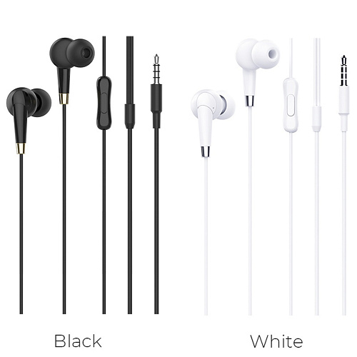 Проводные наушники M58 Amazing universal earphones with mic, черные