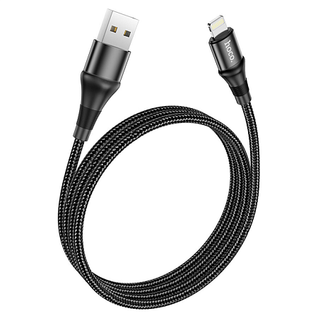USB дата кабель Lightning, HOCO, X50, черный