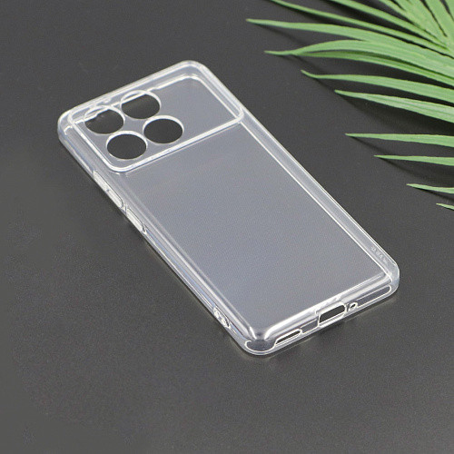 Чехол силиконовый для Xiaomi Poco F6 Pro /Redmi K70 (5G) /Redmi K70 Pro (5G), с защитой камеры, X-CASE, прозрачный