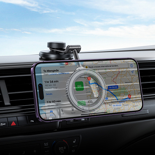 Держатель автомобильный на торпеду магнитный, H77, HOCO, серый Держатель автомобильный на торпеду магнитный, H77, HOCO, серый