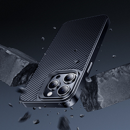 Чехол для iPhone 15 Pro, TPU, Магнитный (MagSafe), AS7, HOCO, черный