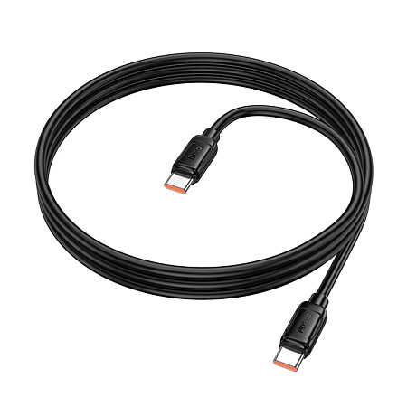 Кабель Type-C на Type-C, HOCO, X115, 1 метр, 240W, цвет черный