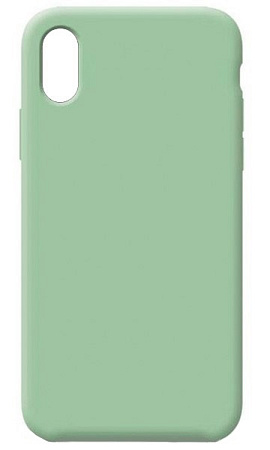 Чехол - накладка для iPhone XR, Silicon Case, без лого, зеленый лес