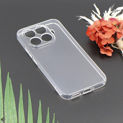 Чехол силиконовый для Xiaomi 15T Pro (5G), с защитой камеры, X-CASE, прозрачный