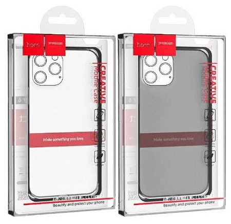 Чехол силиконовый для iPhone 13 Pro Max (6.7), Light series TPU, HOCO, прозрачный