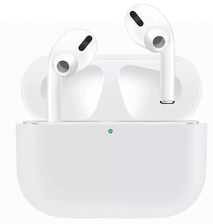 Чехол силиконовый для Airpods Pro/Pro 2, X-CASE, белый