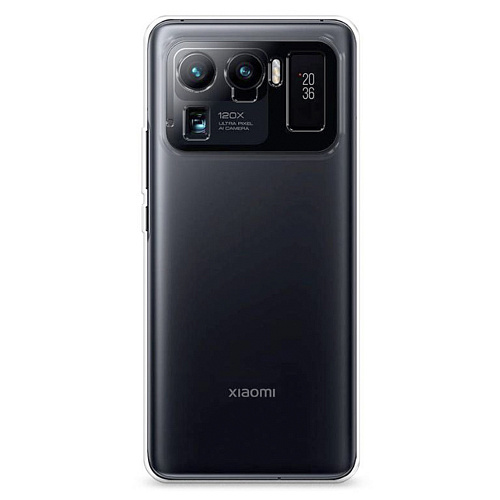 Чехол силиконовый для Xiaomi Mi 11 Ultra, с защитой камеры, X-CASE, прозрачный