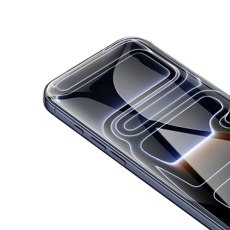 Защитное стекло для iPhone 17 Pro, G777, HOCO, anti-static, черное