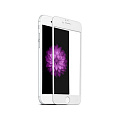 Защитное стекло на iPhone 7 Plus/8 Plus, 10D, белое, АКЦИЯ+НАКЛЕЙКА В ПОДАРОК