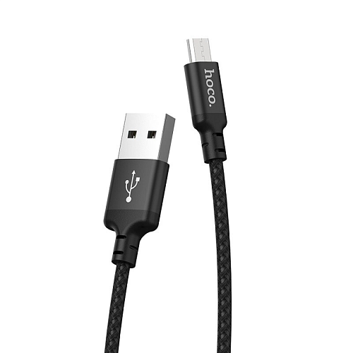 USB Кабель Micro, HOCO, X14, колба, черный