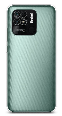 Чехол силиконовый для Xiaomi Redmi 10C/Poco C40, X-CASE, прозрачный