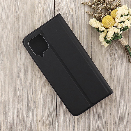 Чехол-книжка для Samsung Galaxy A22 (4G), X-CASE, боковой, черный