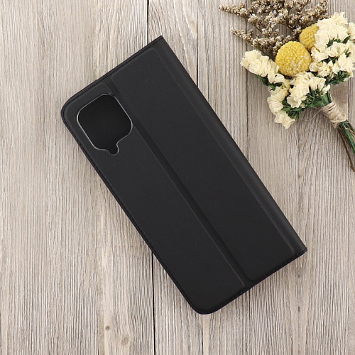 Чехол-книжка для Samsung Galaxy A22 (4G), X-CASE, боковой, черный