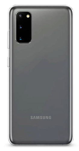 Чехол силиконовый для Samsung Galaxy S20, X-CASE, прозрачный