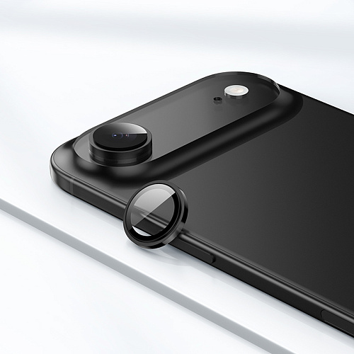 Защитное стекло для iPhone 17 Air, V14, HOCO, на заднюю камеру, черный