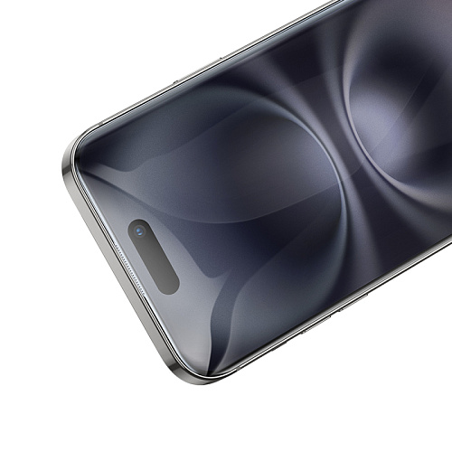 Защитное стекло для iPhone 15 Plus//16 Plus, A777, HOCO, HD, черное