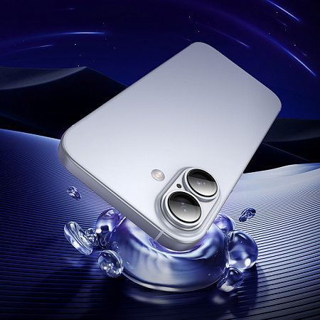 Защитное стекло для iPhone 17, V16, HOCO, на заднюю камеру, алюминий, серебряный