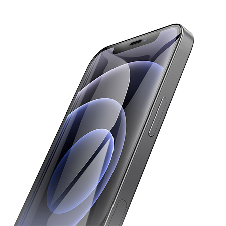 Защитное стекло на iPhone 12 Pro Max (6.7) A777, HOCO, HD, черное