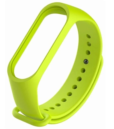 Ремешок на руку для Mi band 3/4, силиконовый, зеленый