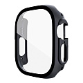 Защитное стекло с чехлом для Apple Watch 49mm, ударопрочный, цвет черный