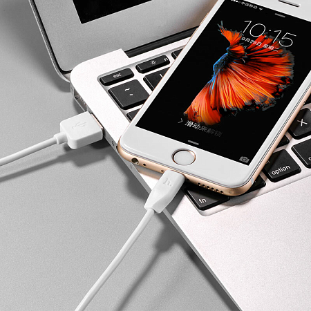 USB дата кабель Lightning, HOCO, X1, 3M, белый