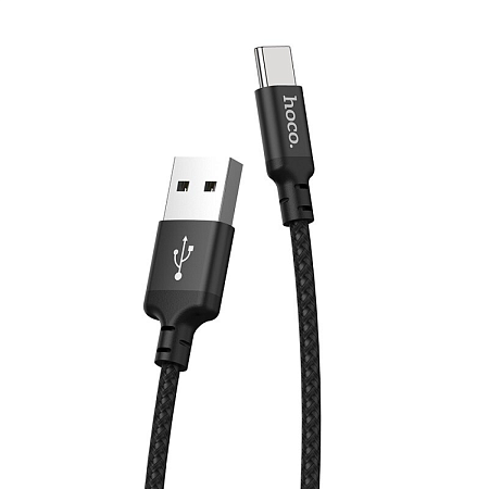 USB Кабель Type-C, HOCO, X14, колба, черный