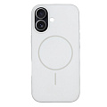 Чехол-накладка для iPhone 17, Silicon Case, магнитный (MagSafe), без лого, X-CASE, белый