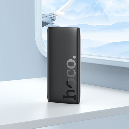 Универсальный Доп. Аккумулятор 10000mAh, J122, HOCO, выход: 1 USB (22.5W)+1 PD (20W), черный