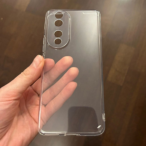 Чехол силиконовый для Honor 90, с защитой камеры, X-CASE, прозрачный