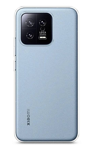 Чехол силиконовый для Xiaomi 13, c защитой камеры, X-CASE, прозрачный