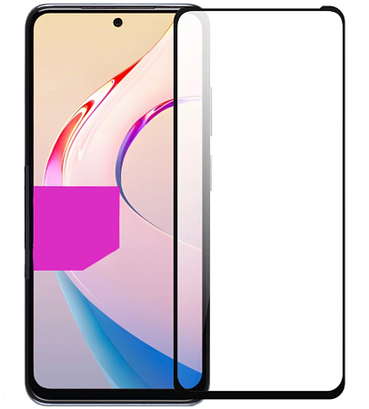 Защитное стекло на Xiaomi 12T/12T Pro/K50 Ultra/Poco X5 (5G)/ X5 Pro (5G)/Poco F5 (5G)/F5 Pro (5G) , черное, X-CASE