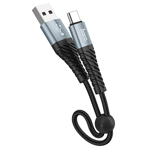 USB Кабель Type-C, HOCO, X38, 25см, черный