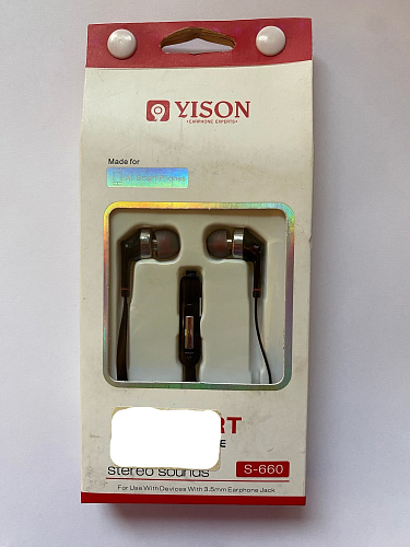 Наушники Yison S660, черные