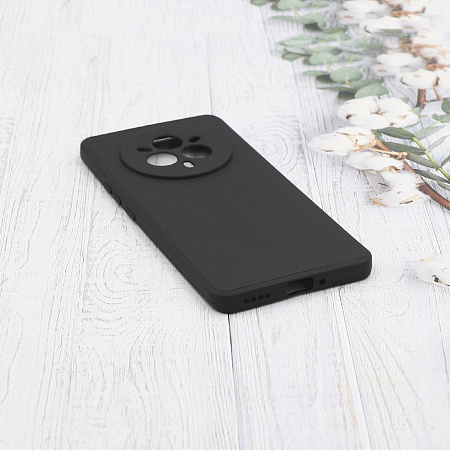 Чехол силиконовый для Realme 14 Pro (5G)/14 Pro Plus (5G), с микрофиброй внутри, с защитой камеры, X-CASE, черный