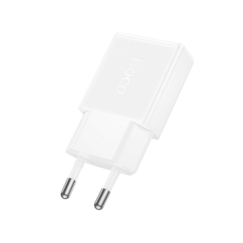 Сетевое зарядное устройство, 1 PD 20W + 1 USB 3.0 QC (N73), HOCO, белый