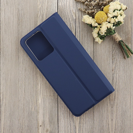 Чехол-книжка для Xiaomi Redmi Note 12 (4G), X-CASE, боковой, синий