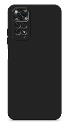 Чехол силиконовый для Xiaomi Redmi Note 11 Global/ Note 11S Global, с защитой камеры, X-CASE, черный