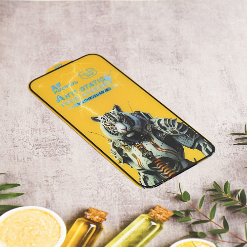 Защитное стекло на iPhone 17 Pro Max, AF 360, прозрачное с черной рамкой, X-CASE