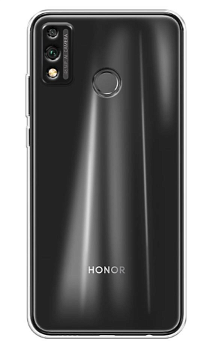 Чехол силиконовый для Honor 9X Lite, X-CASE, прозрачный