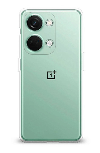 Чехол силиконовый для OnePlus Nord 3 (5G)/ Ace 2V (5G), с защитой камеры, X-CASE, прозрачный