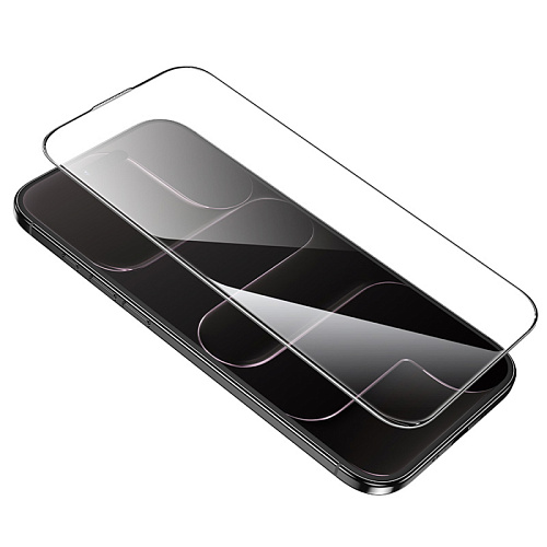 Защитное стекло для iPhone 17 Air, A777, HOCO, HD, рамка черная