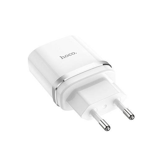 Сетевое зарядное устройство, 1 USB 3.0A (C12Q), HOCO, белый