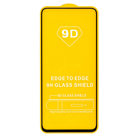 Защитное стекло на Samsung Galaxy A90/A80 (2019)/A21, 9D, черный, X-CASE