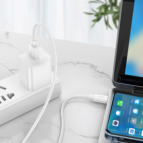 USB Кабель Type-C, HOCO, X96, 100W, 1м, белый