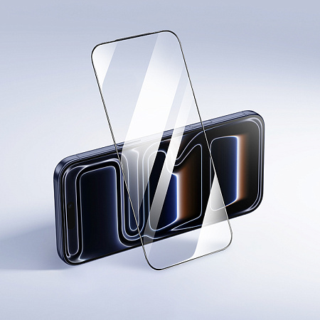 Защитное стекло для iPhone 17 Pro Max, G777, HOCO, anti-static, черное