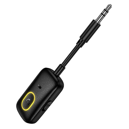 Bluetooth Receiver/transmitter в AUX, E151, HOCO, черный