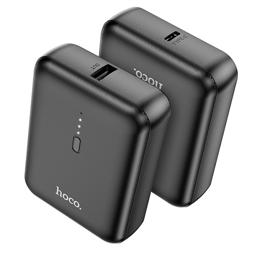 Универсальный Доп. Аккумулятор 5000mAh, J96, HOCO, выход 1 USB (5V/2.0A), черный