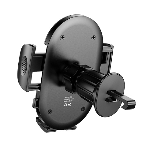 Держатель автомобильный на решетку, H53, HOCO, ультра тонкий, черный Держатель автомобильный на решетку, H53, HOCO, ультра тонкий, черный